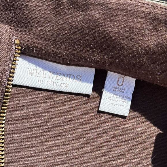 Brown Chico's Petite Vest - Picture 5 of 6